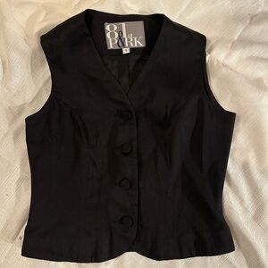 Black Sleeveless Vest / Waistcoat